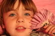 girl & flower