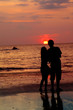 Photographie : loving couple at sunset