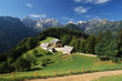 old farm in slovenian alps old farm in slovenian alps
