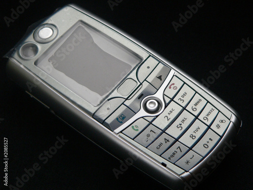 Photo: new mobile with protective foil on the screen new mobile with protective foil on the screen