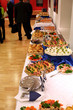 buffet with snacks at presentation #1