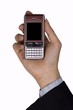 Foto: holding mobile phone holding mobile phone