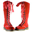 red shoes