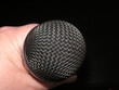 microphone in hand