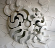 ornament on the wall, natural light