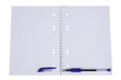 open spiral notepad