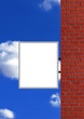 Leinwandbild Motiv blank billboard