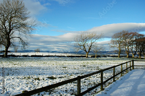 Leinwandbild Motiv winterlandschaft