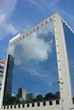 reflection on the buildings