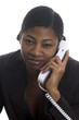 pretty woman on telephone
