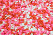 sprinkle hearts background