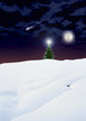 Leinwandbild Motiv albero di natale