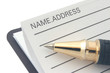 address & phone book