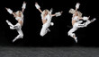 dancing girl in white