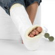 girl with a broken leg
