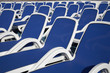 empty sun loungers