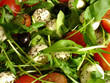 mozzarella salad background