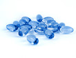 blue capsules