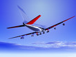 Leinwandbild Motiv plane flying 53