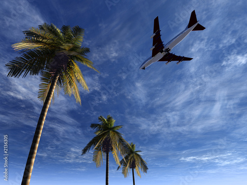 Leinwandbild Motiv plane flying 24