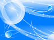 blue bubble line