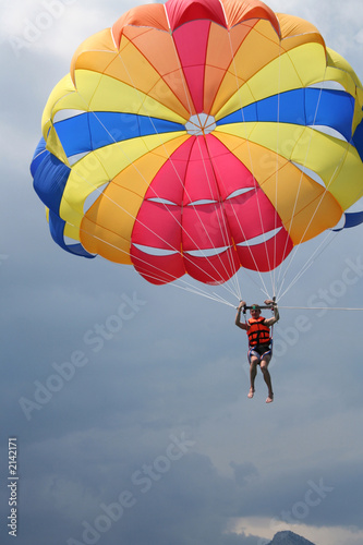 Leinwandbild Motiv parasailing