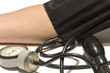 hand  with tonometr
