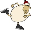 sheep on ice
