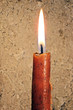 old red candle