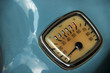 old motorbike's speed meter