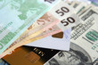 money in close up