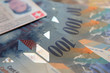 swiss francs in close up