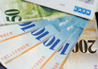 swiss francs in close up