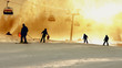 ski silhouettes