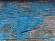 blue on paint on wood