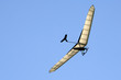 paraglider and blue sky