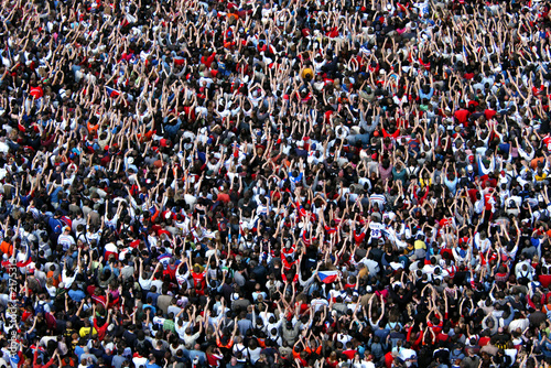 Photo: huge crowd huge crowd