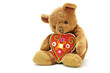 teddy bear with big sweet heart