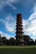 the pagoda in kew gardens, london, uk.