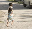 bare feet children