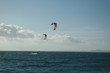 water-skiing with the sail