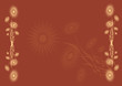 grunge flowers
