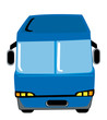 blue bus