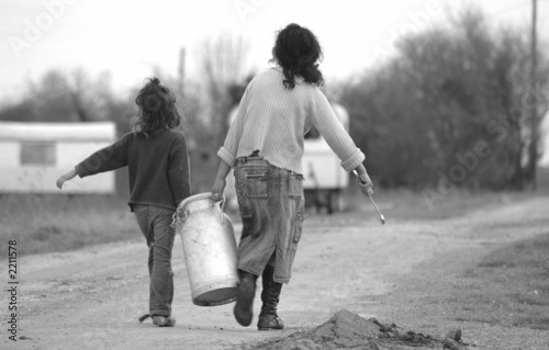 Photo: approvisionnement en eau des roulottes approvisionnement en eau des roulottes