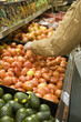 shopping for produce in the supermarket shopping for produce in the supermarket