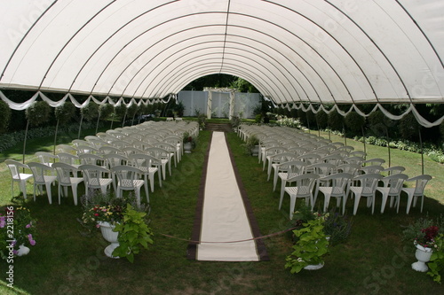 Wedding Ceremonies  Receptions on Photo  Outdoor Wedding Ceremony Tent Chair Elegant    Paul Retherford