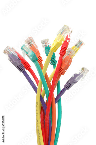 multi color network cables
