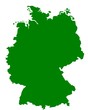 carte de l'allemagne