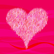 fluffy valentine heart