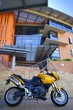 gold motorbike